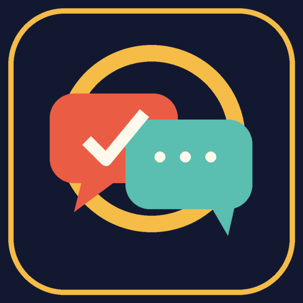 Just Checking In logo